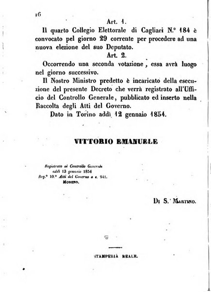 Raccolta degli atti del Governo di Sua Maestà il re di Sardegna